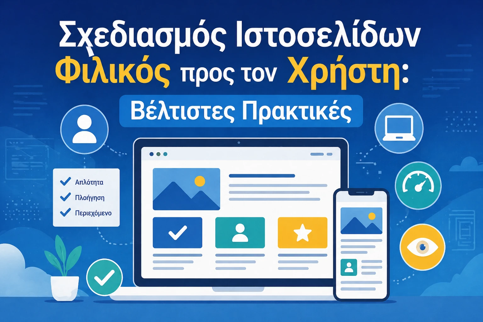 Σχεδιασμός Ιστοσελίδων Φιλικός προς τον Χρήστη