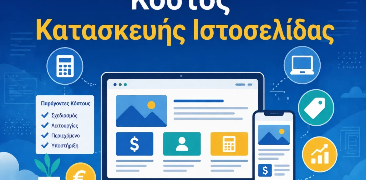 Κόστος Κατασκευής Ιστοσελίδας