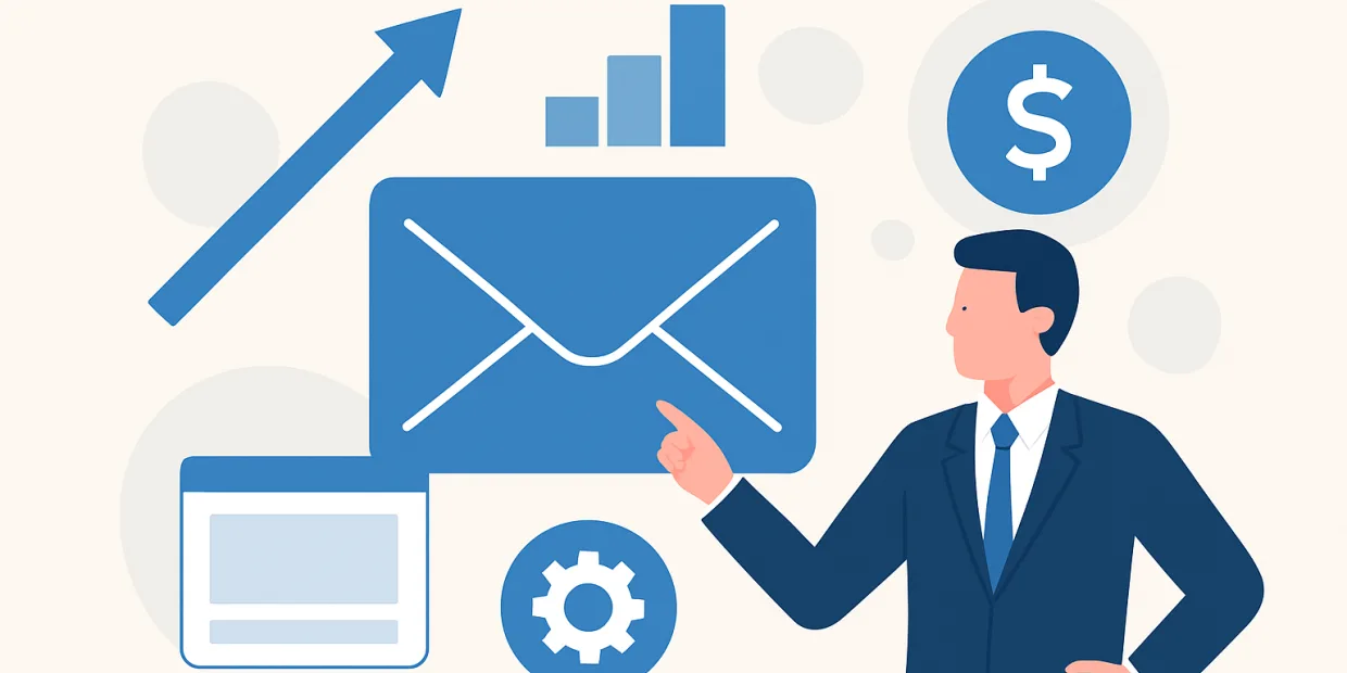 Επαγγελματίας σχεδιάζει καμπάνια email marketing για αύξηση πωλήσεων